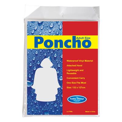Promotional poncho