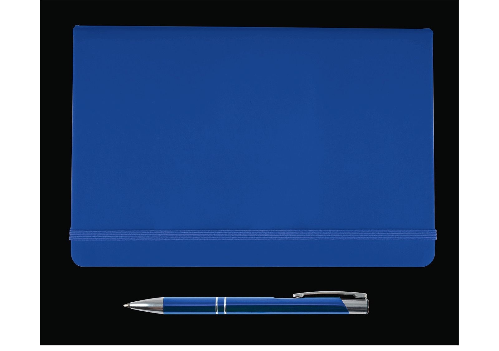 Blue pen and notebook set   